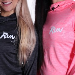 Běžecká mikina – LOVE RUN – černošedá