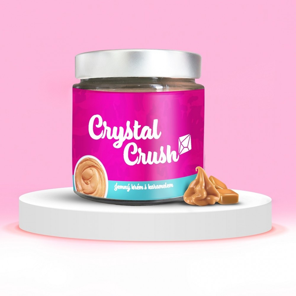 Crystal Crush arašidový krém so slaným karamelom