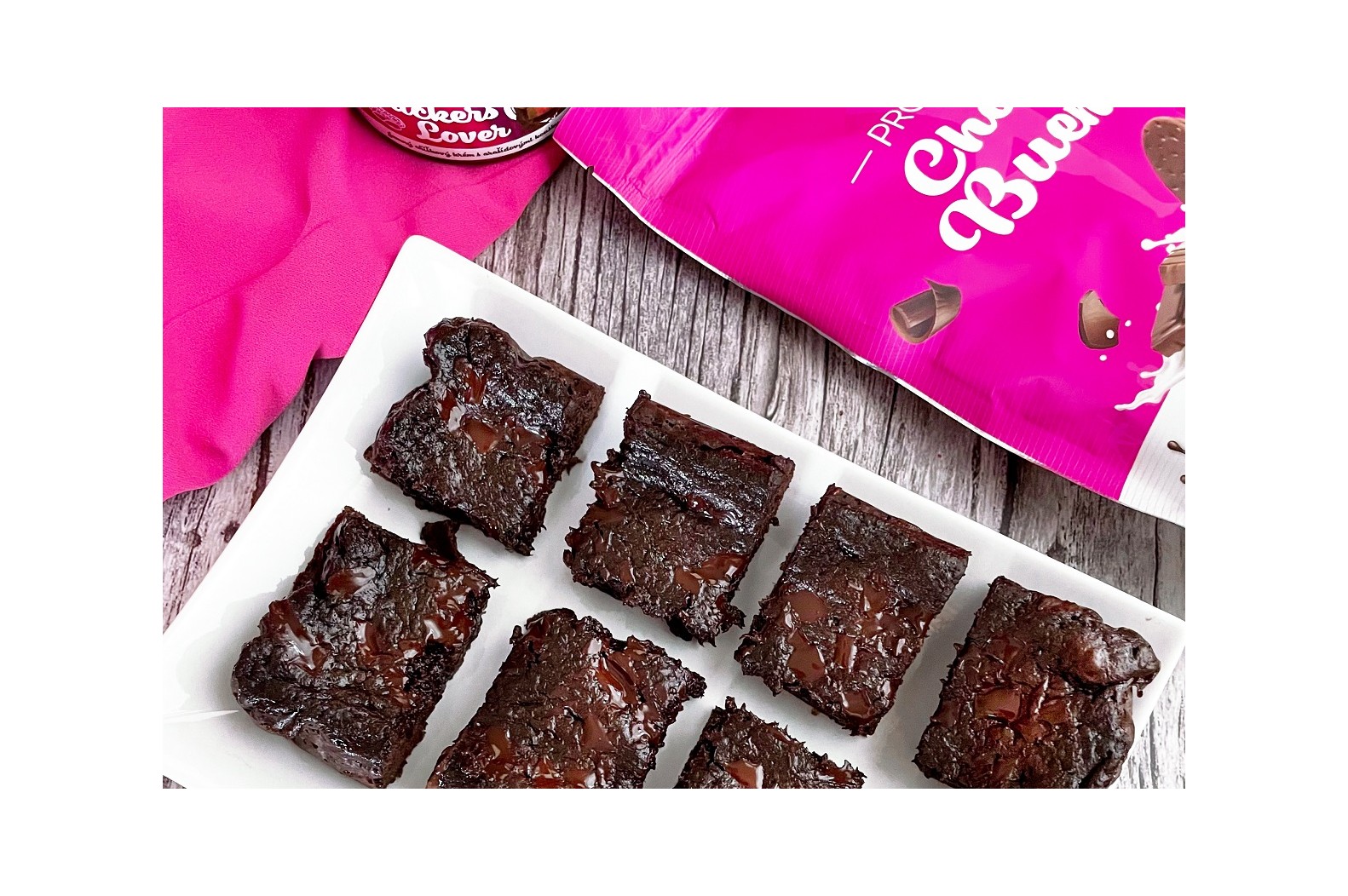 Banánové čoko brownies